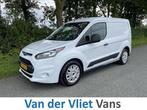 Ford Transit Connect 1.5 TDCI E6 Trend 3-zits, Auto's, Bestelauto's, Elektrische ramen, Wit, Bedrijf, Ford