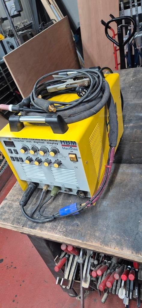 HBM 200 TIG AC/DC Lasapparaat inclusief voetpedaal, Doe-het-zelf en Verbouw, Gereedschap | Lasapparaten, Tig, 150 tot 250 ampère