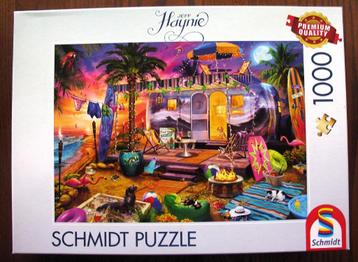 Caravan aan Zee - Schmidt Puzzel - 1000 st beschikbaar voor biedingen