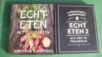 2 boeken Jonathan Karpathios, Hoofdgerechten, Vegetarisch, Nieuw, Ophalen of Verzenden