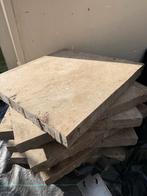 Betontegels beige 60x60 - Restpartij voor staptegels of pad, Overige materialen, Gebruikt, 60 cm of meer, Ophalen of Verzenden