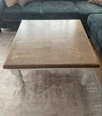 Houten Salontafel Vierkant, Huis en Inrichting, Tafels | Salontafels, Ophalen, Gebruikt, 50 tot 100 cm, Minder dan 50 cm