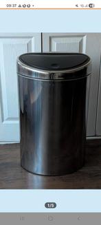 Brabantia touch bin duo prullenbak, 40 liter of meer, Ophalen, Rvs, 50 tot 75 cm