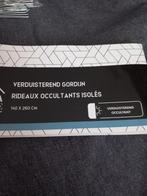2 stuks verduisterende gordijnen, Huis en Inrichting, Stoffering | Gordijnen en Lamellen, 200 cm of meer, Nieuw, Ophalen of Verzenden