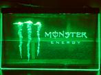 Led Lichtbord MONSTER ENERGY 3d neon look, Ophalen of Verzenden, Nieuw, Lichtbak of (neon) lamp