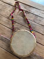 Vintage trommel met koord, Ophalen of Verzenden, Gebruikt, Trommel