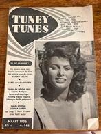 Tuney Tunes Maart 1956 - Sophia Loren, Ophalen of Verzenden, Gelezen, Muziek, Film of Tv