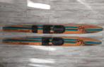 Vintage, antieke houten Waterski's Taper Pro Sundash 170 cm, Watersport en Boten, Ophalen, Gebruikt, 160 cm of meer, Waterski's