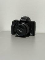 Camera Canon EOS M50 zwart + 15-45mm, Canon, Ophalen of Verzenden, Zo goed als nieuw, 24 Megapixel