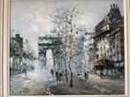 Schilderij Champs-Élysées / Arc de Triomphe met lijst, Antiek en Kunst, Ophalen