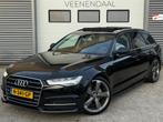 Audi A6 Avant 1.8 TFSI S line Edition 190 PK PANO/HUD/TREKHA, Auto's, Audi, Zwart, 92 €/maand, 1700 kg, 750 kg