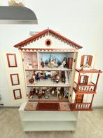 Handgemaakt Poppenhuis met licht - Decoratief, Ophalen, Zo goed als nieuw, Poppenhuis