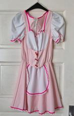 Roze met witte dirndl uit één stuk maart M oktoberfeest, Ophalen of Verzenden, Zo goed als nieuw, Maat 38/40 (M), Kleding