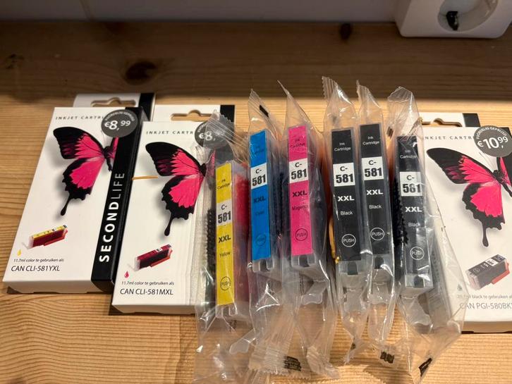 Catridges zie foto, Computers en Software, Printerbenodigdheden, Zo goed als nieuw, Cartridge, Ophalen