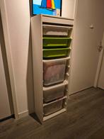 Ikea Trofast wit (incl. 8 bakken), Ophalen, 5 laden of meer, 50 tot 100 cm, Zo goed als nieuw