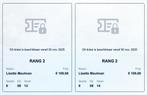 Kaartjes / Tickets Kerst met André 2025, Tickets en Kaartjes, Twee personen