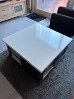 Vierkante Salontafel met Opbergruimte, Gebruikt, Vierkant, Minder dan 50 cm, Overige houtsoorten