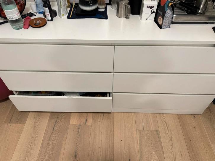 Ikea Malm ladekast met 6 lades. Moet zsm weg!, Huis en Inrichting, Kasten | Ladekasten, Zo goed als nieuw, Minder dan 100 cm, 150 tot 200 cm