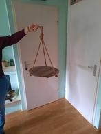 Houten hangplateau met touw, Tuin en Terras, Hangmatten, Gebruikt, Ophalen of Verzenden, Met standaard, Eenpersoons