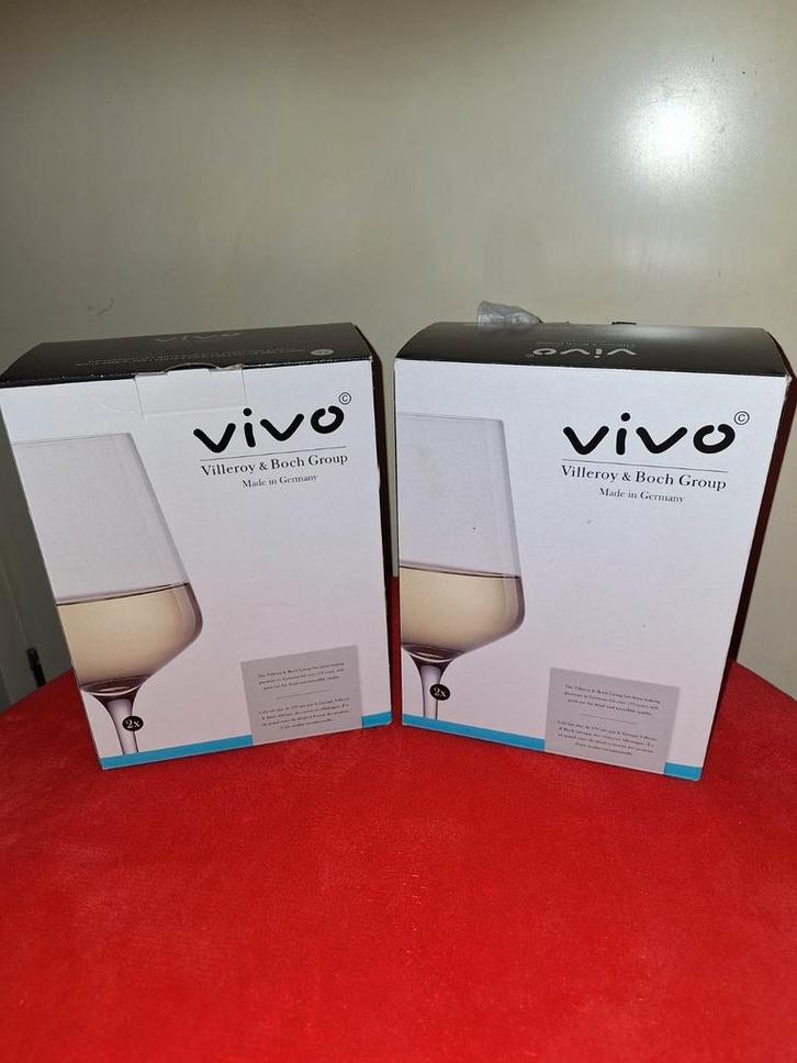 Nieuw Vivo Villeroy & Boch Witte Wijn Glazen AH Kerst, Huis en Inrichting, Keuken | Servies, Nieuw, Glas of Glazen, Overige stijlen