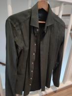 Nils overhemd fitted maat M donkergroen jac hensen, Kleding | Heren, Verzenden, Gedragen, Groen, Halswijdte 39/40 (M)