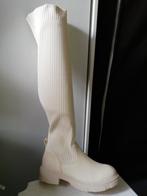 Dames overknee laarzen beige, 37, 38, 39, nieuw, Ophalen of Verzenden
