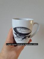 Beker mok met Steampunk luchtschip, porselein D8xH10cm, Overige typen, Nieuw, Ophalen of Verzenden, Overige stijlen
