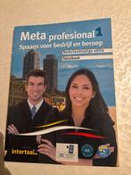 Meta profesional 1 Spaans - Tekstboek, Ophalen of Verzenden, Zo goed als nieuw