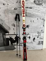 Head iSL Ski's 165cm + Stokken, 160 tot 180 cm, Gebruikt, Ophalen of Verzenden, Carve