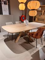 Deens ovale eettafel eiken, 100 tot 150 cm, Ophalen of Verzenden, Ovaal, Nieuw