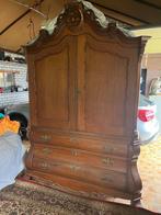 MEGA Eiken kast boerenkast 250 cm, Antiek en Kunst, Ophalen