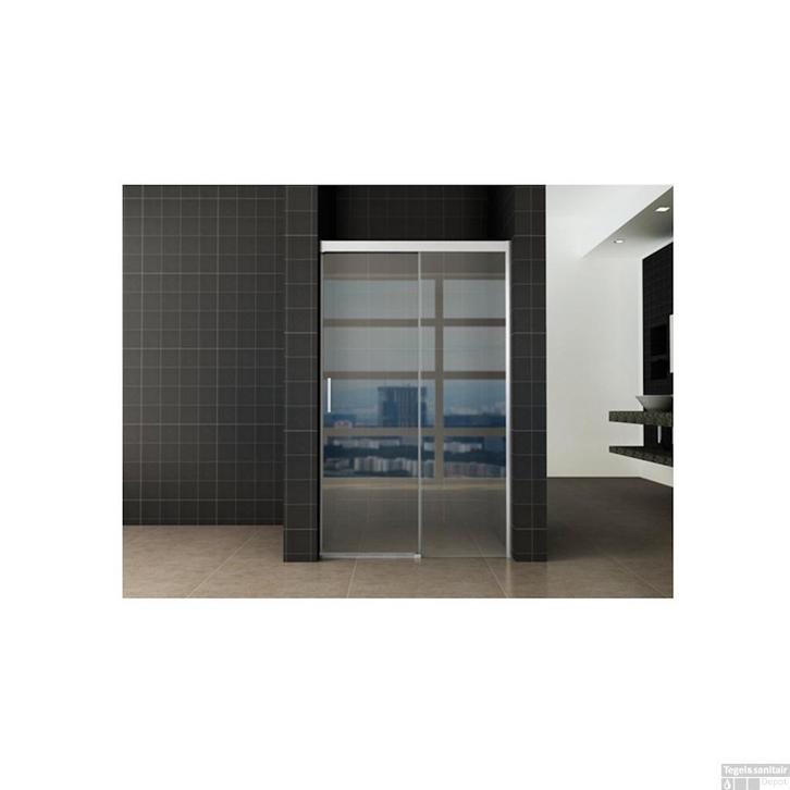 Wiesbaden Douchedeur | Softclose 2.0 | 120x200cm, Doe-het-zelf en Verbouw, Sanitair, Nieuw, Douche, Chroom, Glas, Ophalen