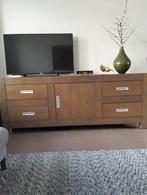 Prachtig zwaar houten dressoir, tv kast, Ophalen, Zo goed als nieuw, 25 tot 50 cm, 200 cm of meer