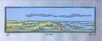 Houtsnede Wad, Antiek en Kunst, Ophalen of Verzenden