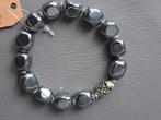 599 edelsteen armband Therahertz Wave 11x11mm, Ophalen of Verzenden, Nieuw, Overige kleuren, Elastiek