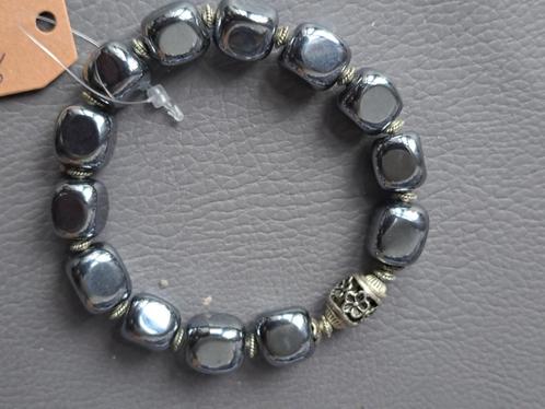 599 edelsteen armband Therahertz Wave 11x11mm, Sieraden, Tassen en Uiterlijk, Armbanden, Nieuw, Elastiek, Overige kleuren, Ophalen of Verzenden