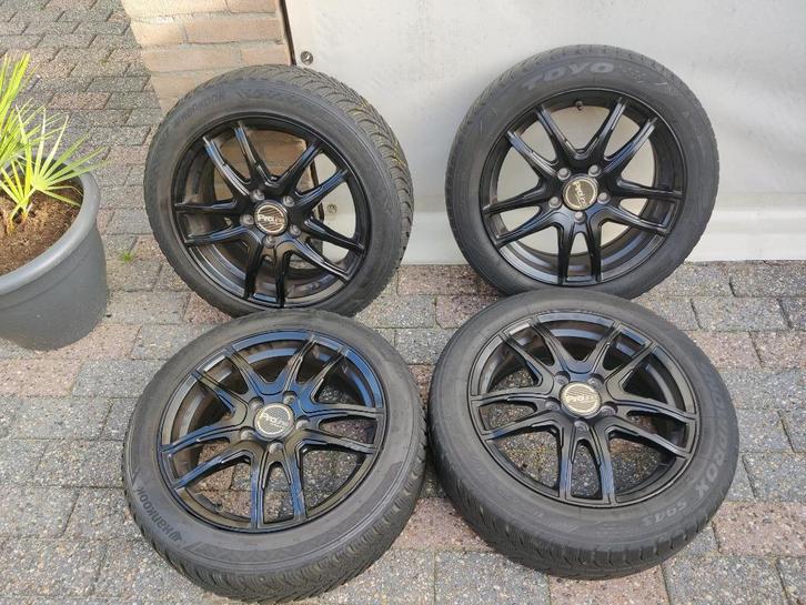 winterbanden met velg  185/55 R16, Auto-onderdelen, Banden en Velgen, Banden en Velgen, Winterbanden, 16 inch, 185 mm, Personenwagen
