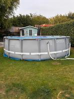 Intex zwembad 488x122, Rond, 300 cm of meer, Zo goed als nieuw, Ophalen