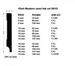 12x147mm plint modern ral9010 semi lak 240cm lang AANBIEDING, Doe-het-zelf en Verbouw, Plinten en Afwerking, Ophalen, 7681EA, Nieuw