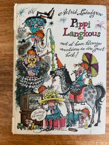 Vintage boek: Pippi Langkous met al haar kleurige avonturen beschikbaar voor biedingen