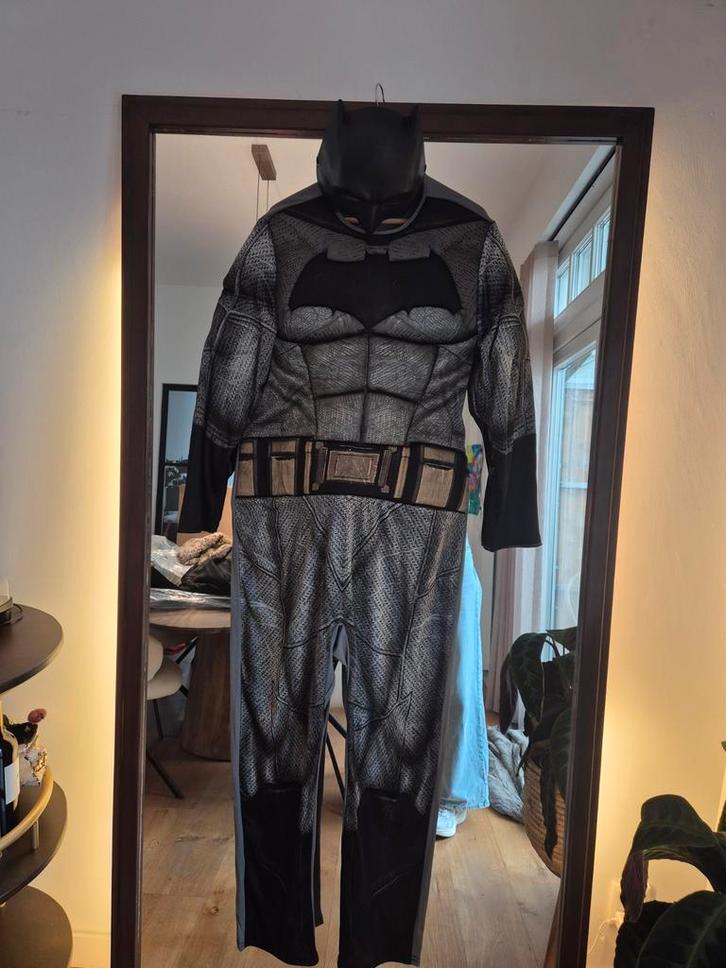 Batman Kostuum Heren XL - Zeer Goede Staat!, Kleding | Heren, Carnavalskleding en Feestkleding, Zo goed als nieuw, Ophalen of Verzenden