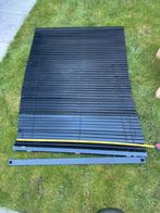 2 stuks Houten jaloezie zwart 120cm, Ophalen, Zo goed als nieuw