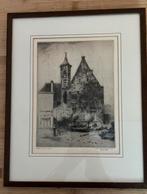 Hendrik de Laat 1900-1980 ets st Pieter Den Bosch, Ophalen of Verzenden