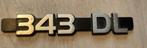 Volvo 343 DL embleem, Verzamelen, Automerken, Motoren en Formule 1, Ophalen of Verzenden, Gebruikt, Auto's