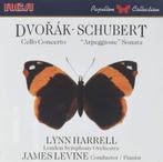 DVORAK Cello concerto CD HARRELL LEVINE RCA SCHUBERT, Ophalen of Verzenden, Romantiek, Gebruikt, Orkest of Ballet