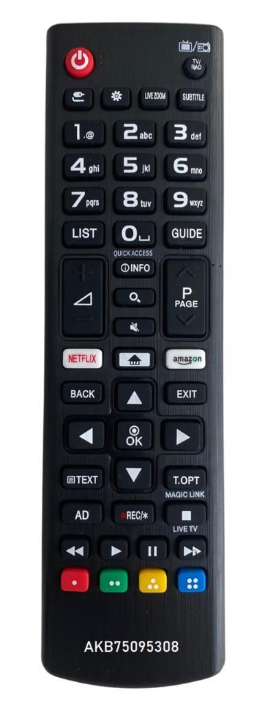 Afstandsbediening Voor LG Smart Tv 433Mhz (Akb75095308), Audio, Tv en Foto, Afstandsbedieningen, Nieuw, Universeel, Tv, Ophalen of Verzenden