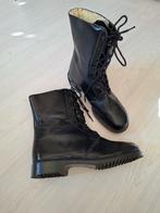 Vintage Leger Laarzen Maat 43, Zwart, Boots, Ophalen of Verzenden, Leger