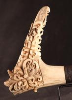 Handgreep van een Mandau-zwaard uit Borneo, Antiek en Kunst, Ophalen of Verzenden