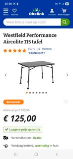 Westfield Aircolite 115 Campingtafel - Lichtgewicht!, Ophalen