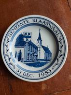 Herdenkings bordje Klaaswaal, Ophalen of Verzenden